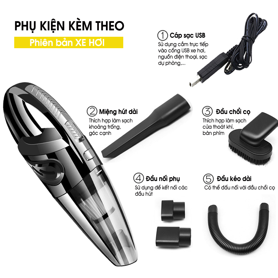 Máy Hút Bụi Cầm Tay Không Dây Damas XC628 - Chính Hãng