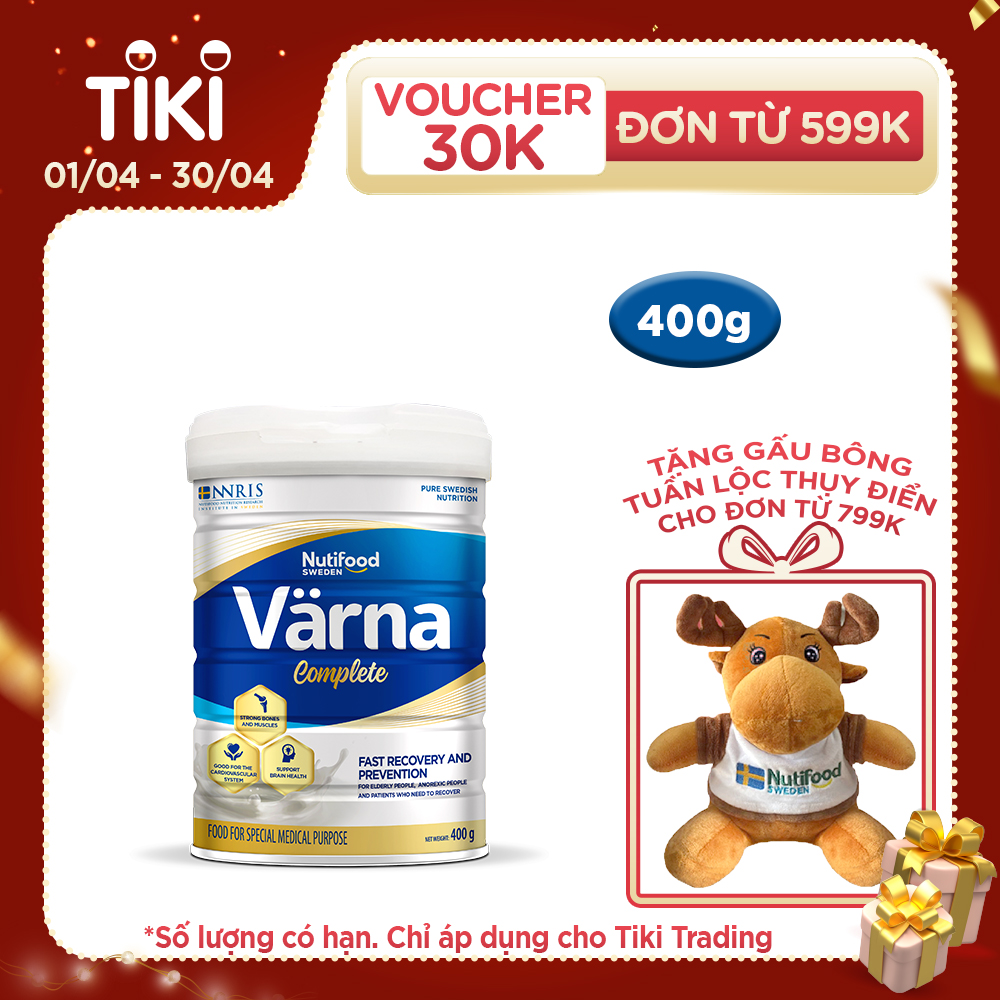 Sữa Bột Värna Complete lon 400g