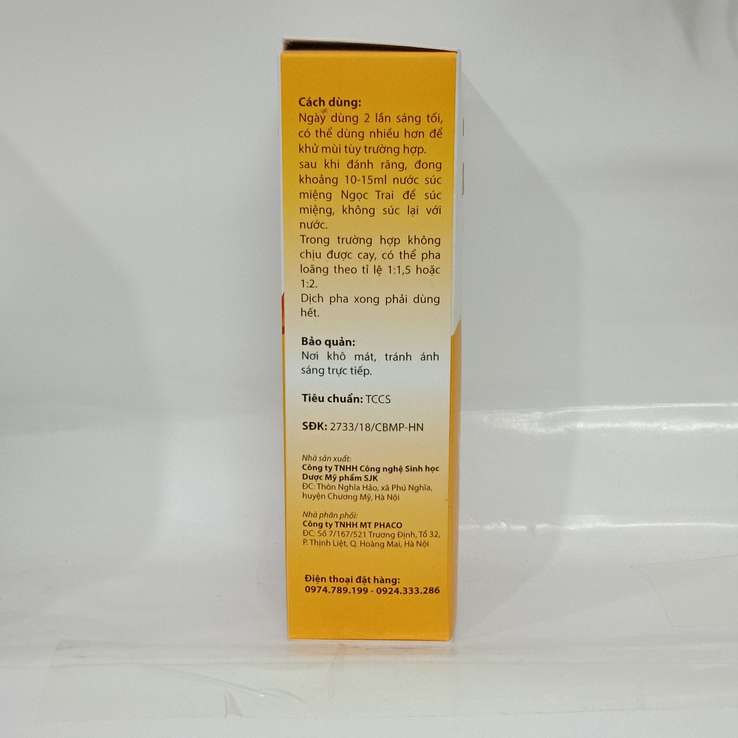 Nước súc miệng Ngọc Trai