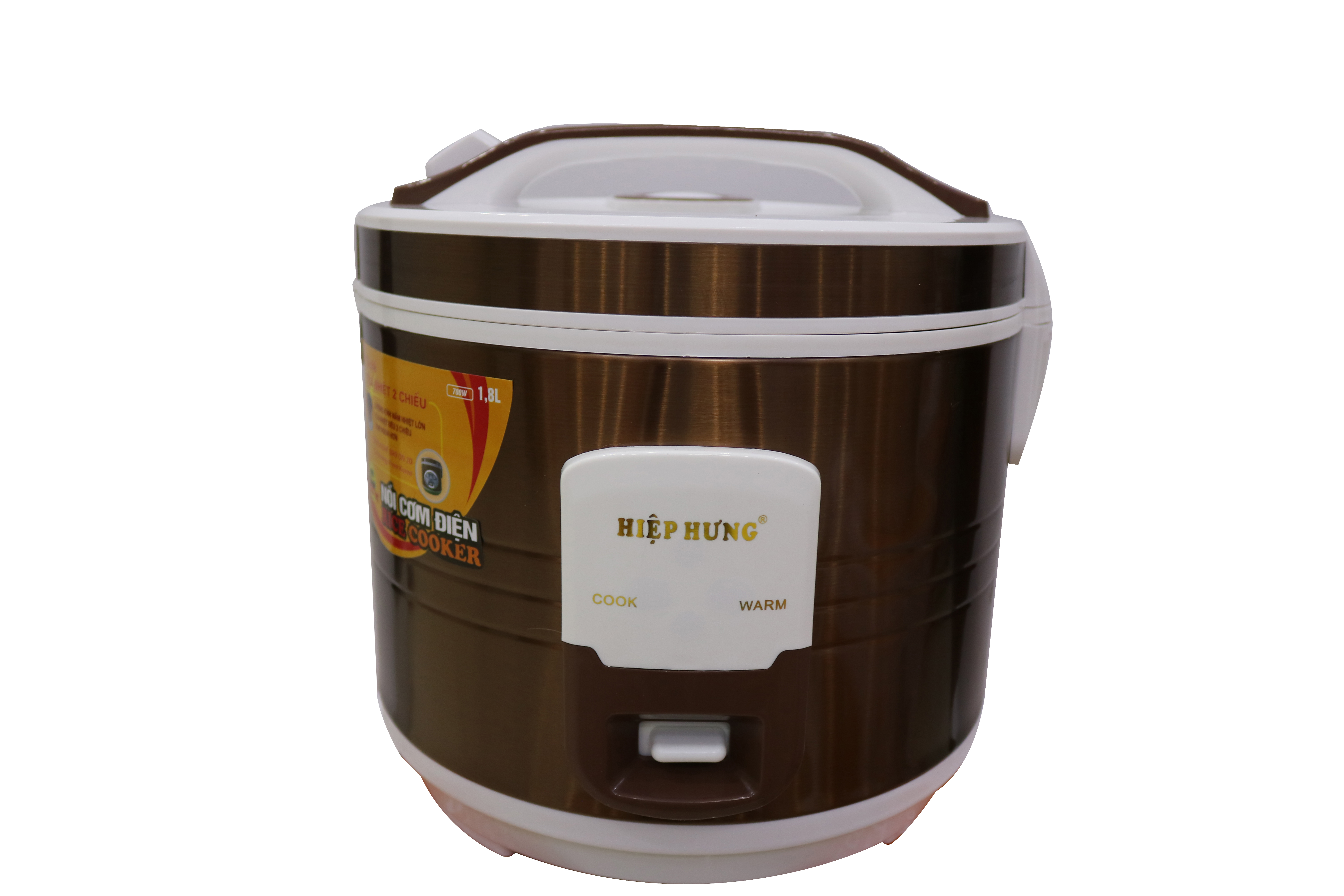 Nồi cơm điện Hiệp Hưng HHCC02 - 1.2 lít
