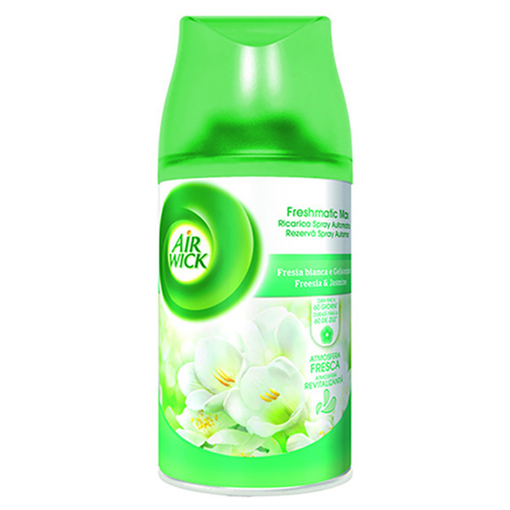 Bình xịt tinh dầu thiên nhiên Air Wick Freesia &amp; Jasmine 250ml QT016836 - hương hoa nhài