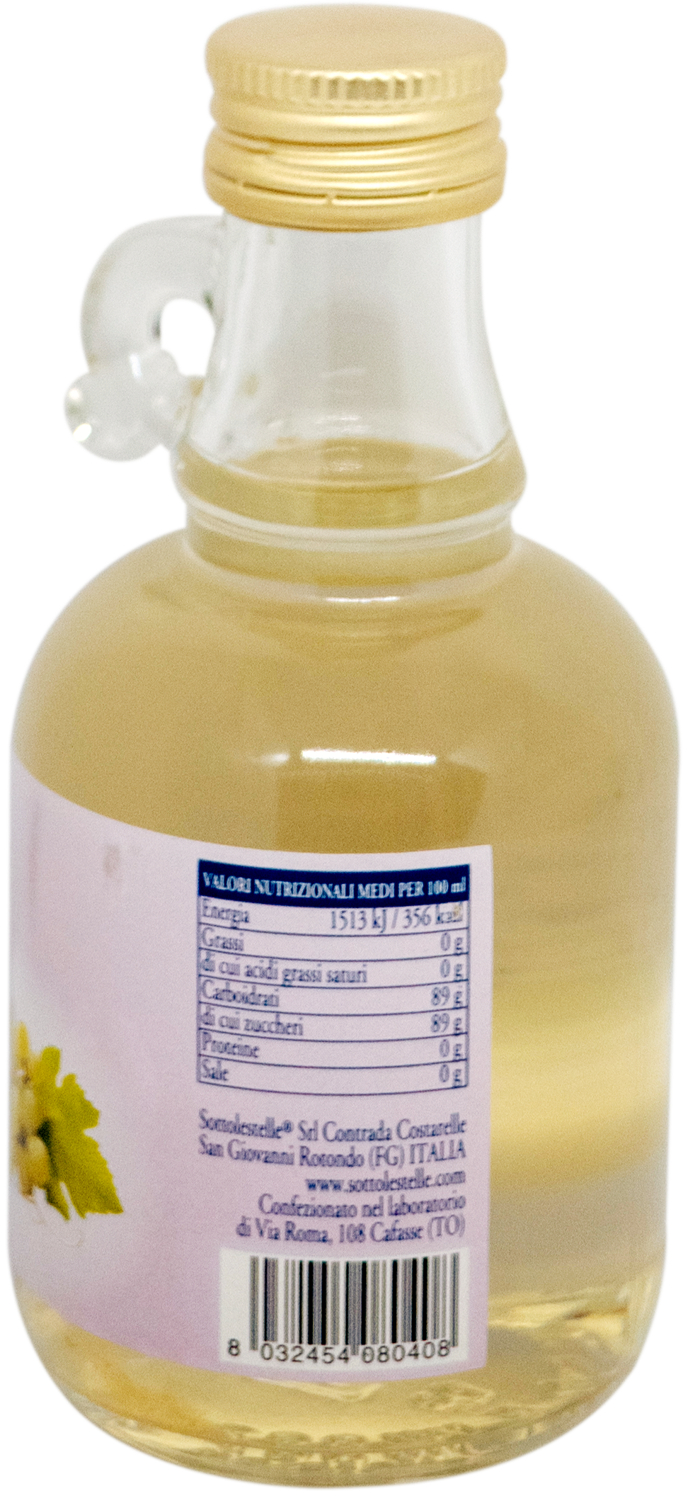 Nước đường nho Ý hữu cơ Sottolestelle 250ml Organic Grape Sugar