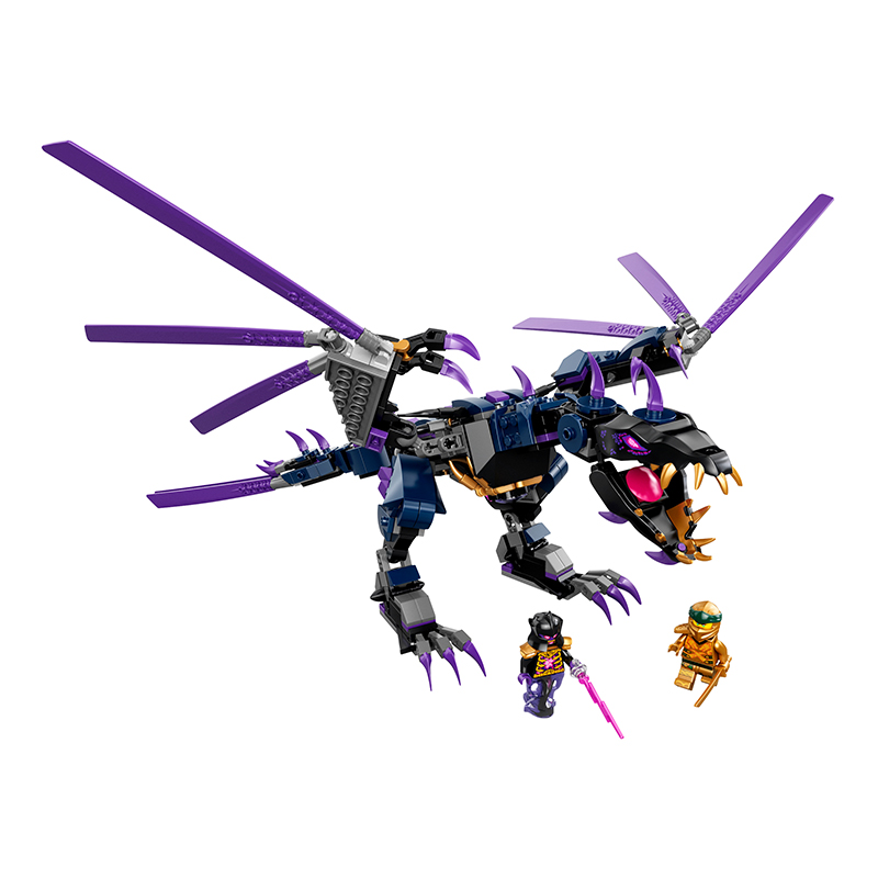 Hình ảnh Đồ chơi LEGO Ninjago Rồng Đen Của Chúa Tể Overlord 71742