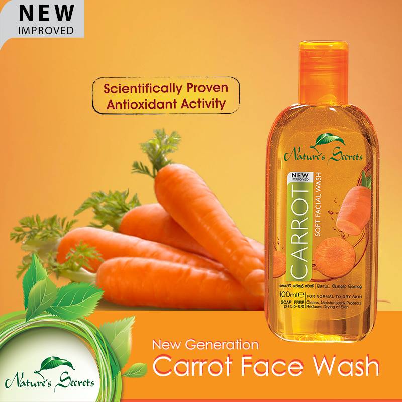 Sữa rửa mặt dưỡng ẩm trắng da Carrot Facial Wash 100ml