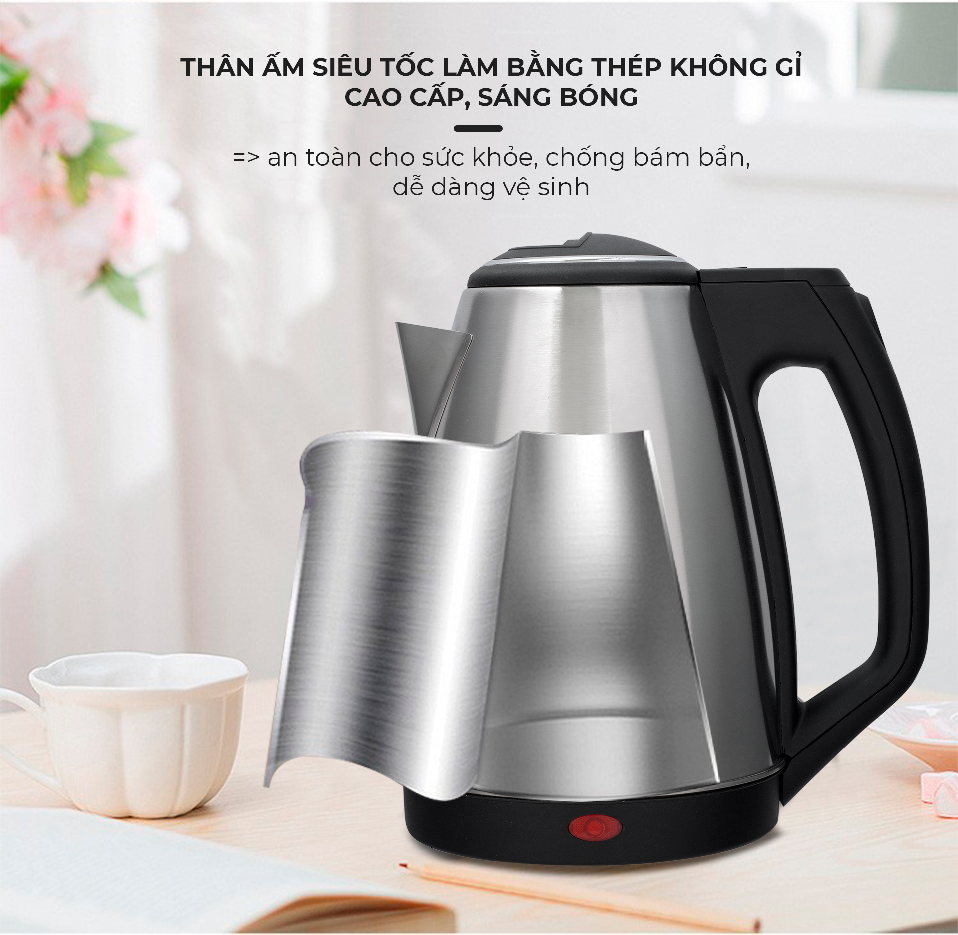 Ấm Siêu Tốc Nagakawa NAG0312 1.8L