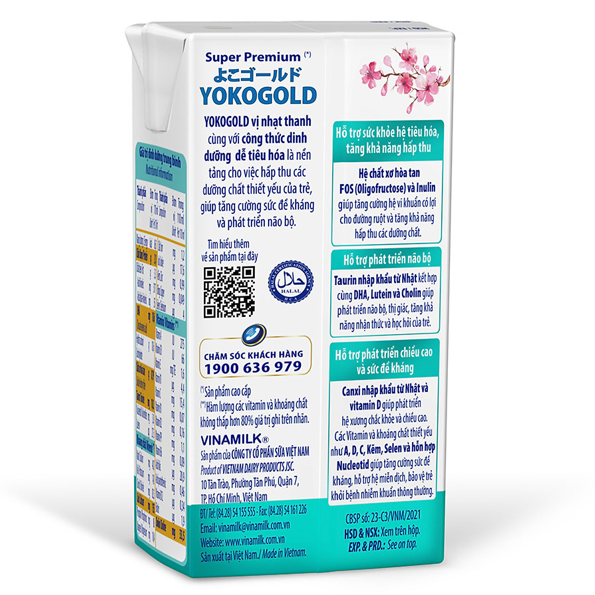 Thùng 48 hộp sữa YOKOGOLD pha sẵn 110ml