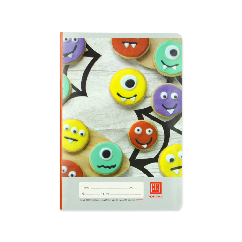Vở 4 Ô ly 200 trang Hồng Hà School Good Time - 0588