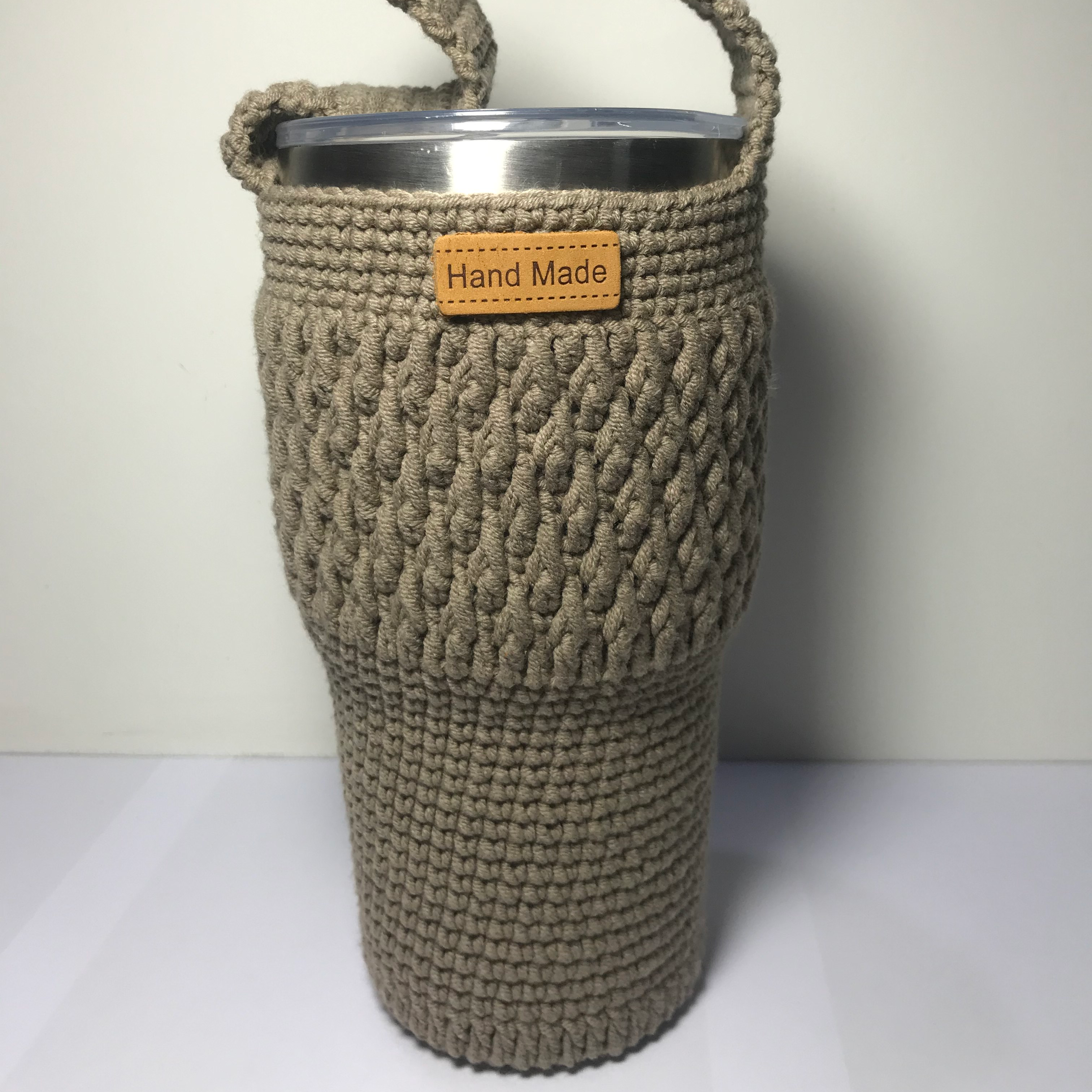 TÚI ĐỰNG LY GIỮ NHIỆT 700ML HANDMADE BẰNG LEN (TÚI KHÔNG BAO GỒM LY GIỮ NHIỆT