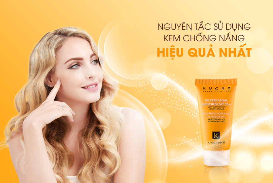 Kem Chống Nắng Dưỡng Ẩm, Ngăn Ngừa Lão Hóa Cho Da, Công Thức Không Cồn,  Dùng Được Cho Da Dầu, Mụn và Nhạy Cảm - Spf 50+ Kuora - Oil Free Facial Sun Screen