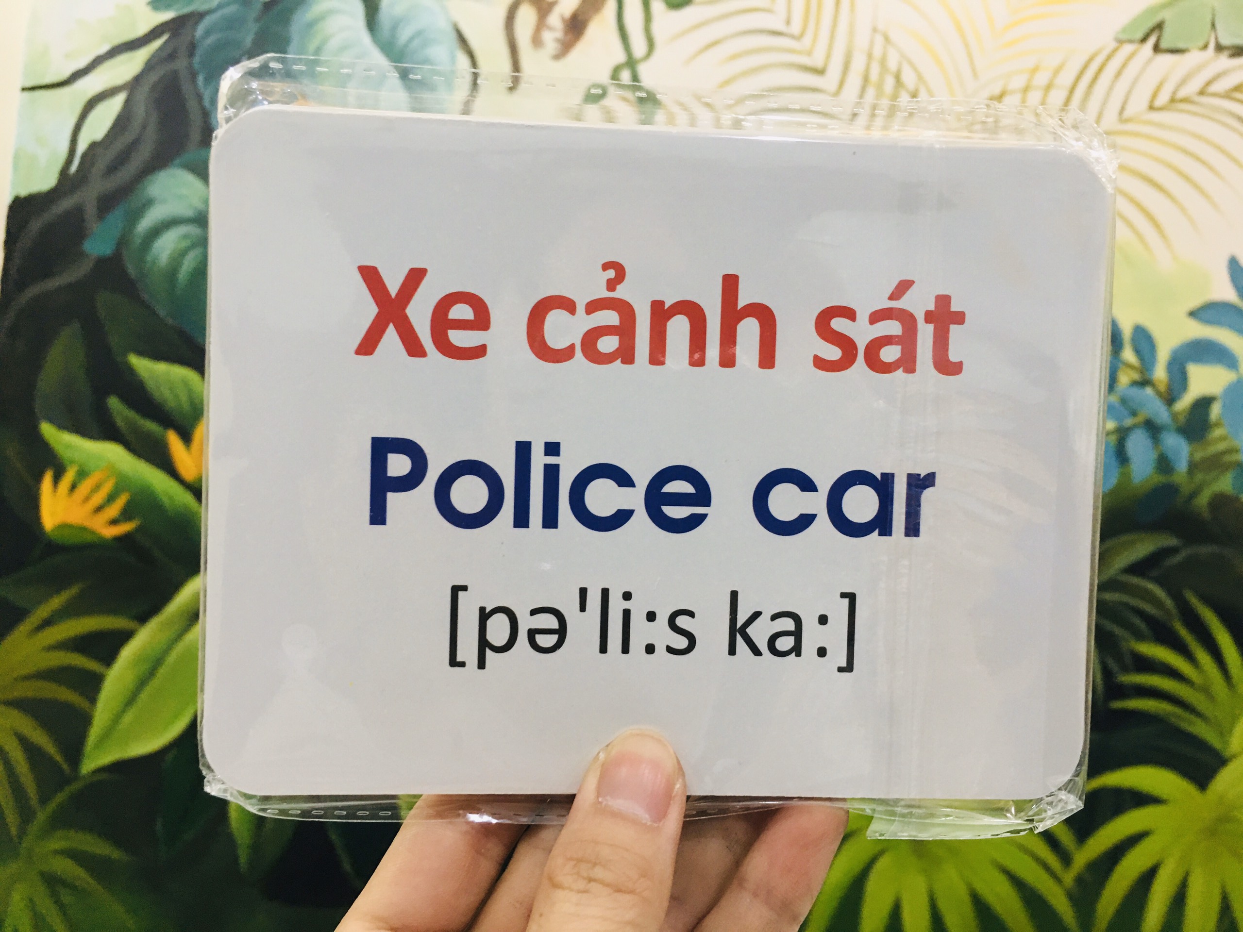 Thẻ Học Thông Minh Flashcard Song Ngữ Cho Bé