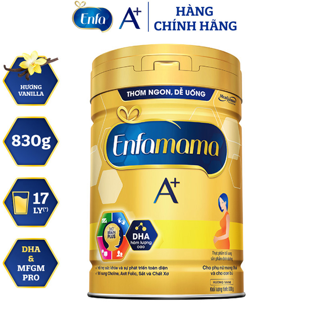 Sữa Bột Enfamama 360° Brain Plus Cho Mẹ Mang Thai Và Cho Con Bú