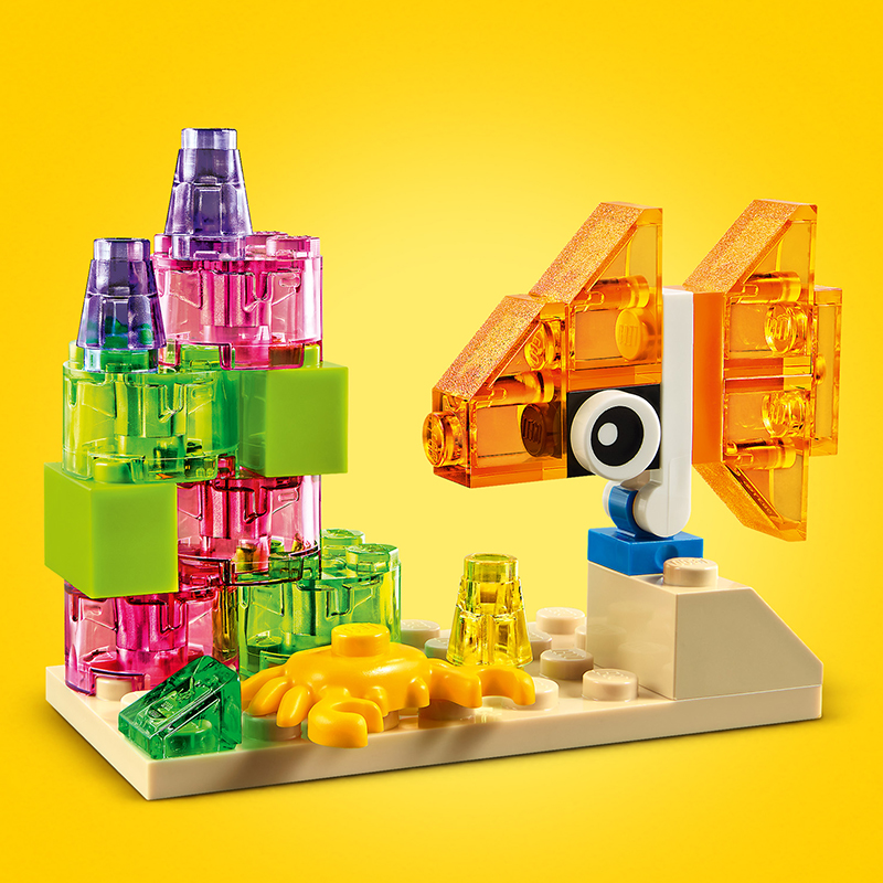 Đồ Chơi LEGO Classic Hộp Lắp Ráp Sáng Tạo Trong Suốt 11013 Cho Bé Trên 4 Tuổi