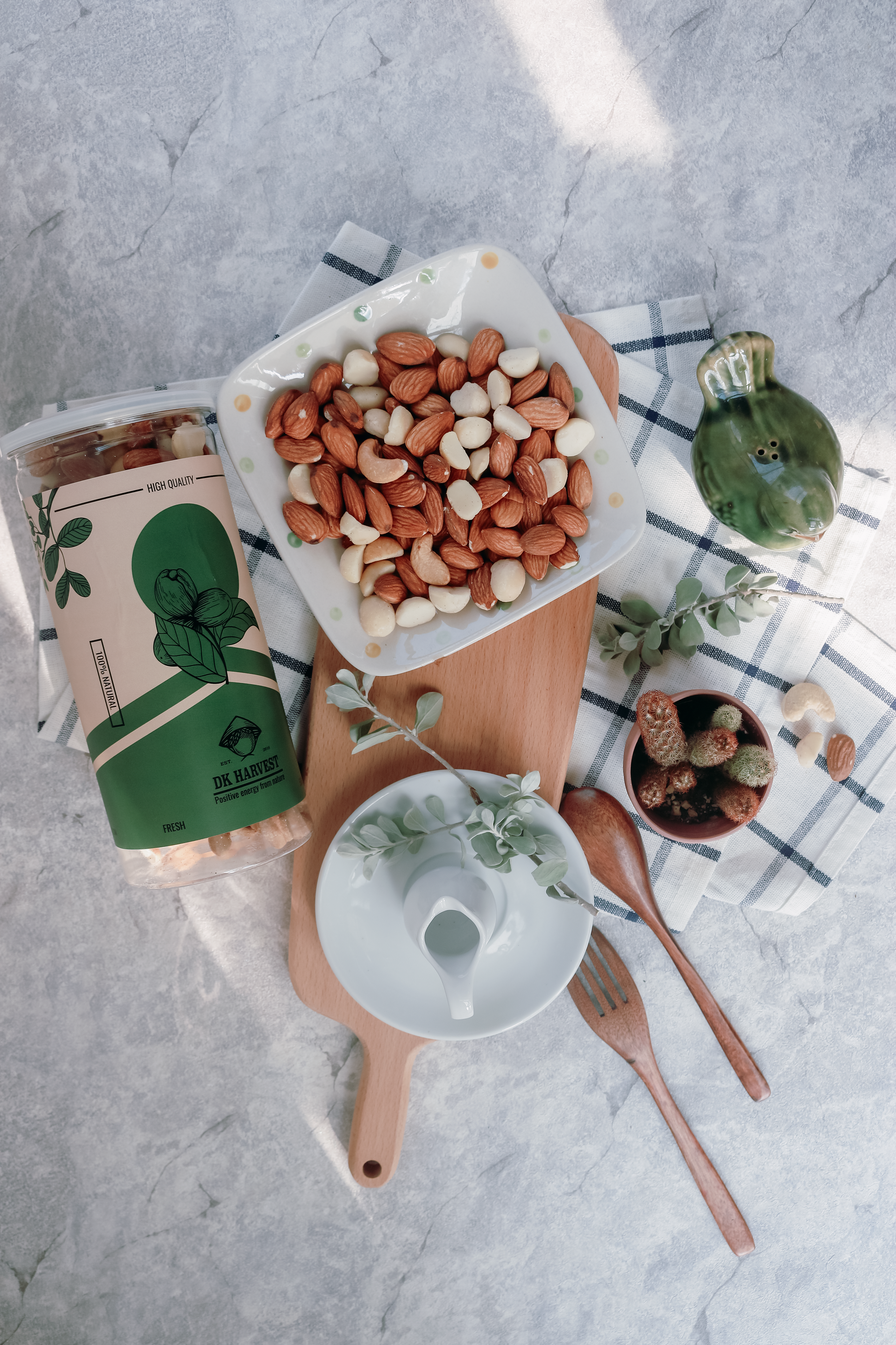 Hạt Mix 3 Loại (Óc chó - Hạt Macca - Hạnh Nhân)