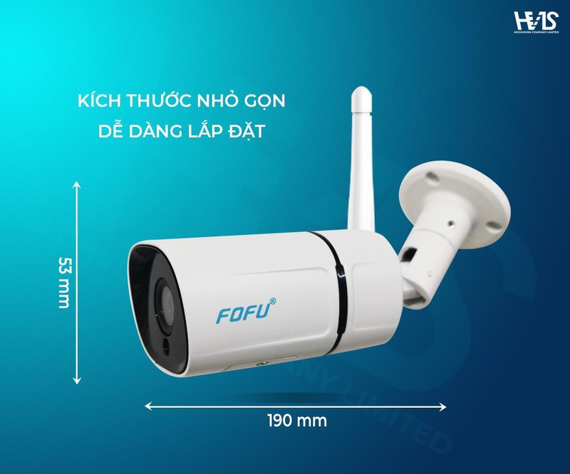 Camera Wifi ngoài trời 2.0MP Fofu Full HD (1080P) siêu nét tặng kèm thẻ nhớ 32GB - Hàng Nhập Khẩu