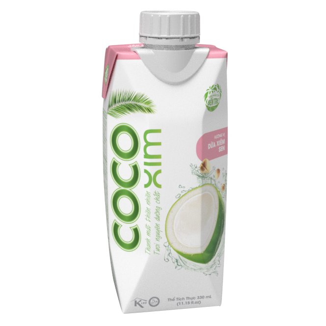 Thùng 12 Hộp Nước Dừa Cocoxim Sen (330ml x12 Hộp)