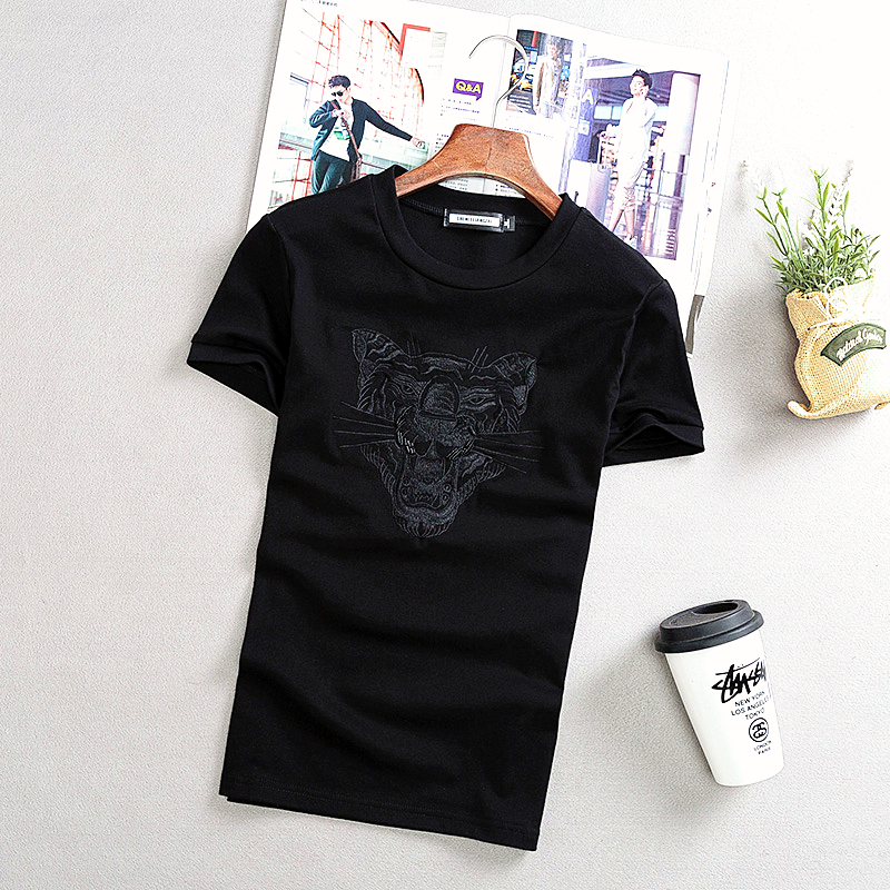 Áo thun thiết kế họa tiết in hình hổ cực ngầu chất vải cotton cao cấp co giãn nhẹ dáng ôm hợp xu hướng thời trang hiện nay