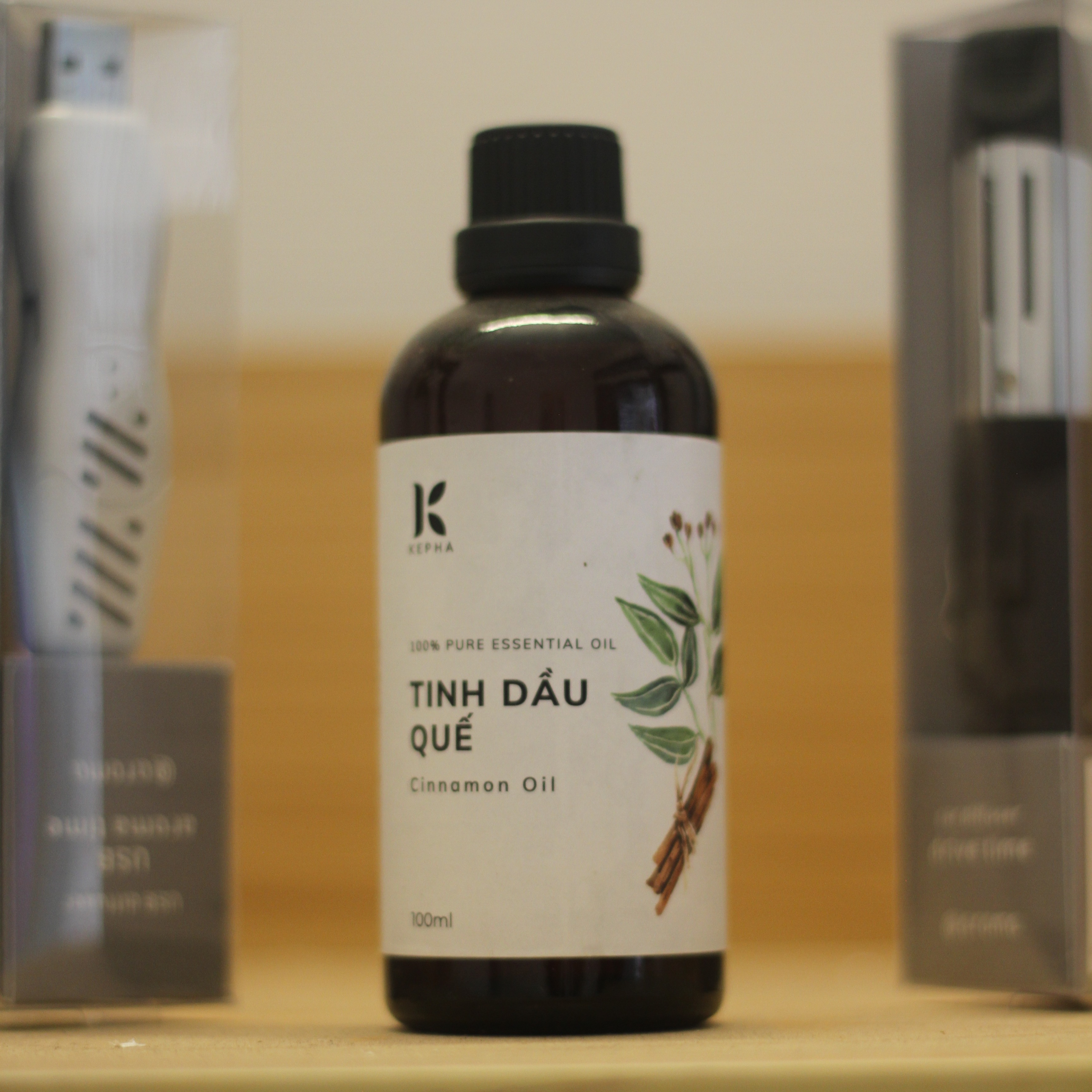 Tinh dầu Quế Kepha 100ml - Cassia Essential oil - Nguyên chất 100% - Khử mùi, lau nhà, làm sạch không khí