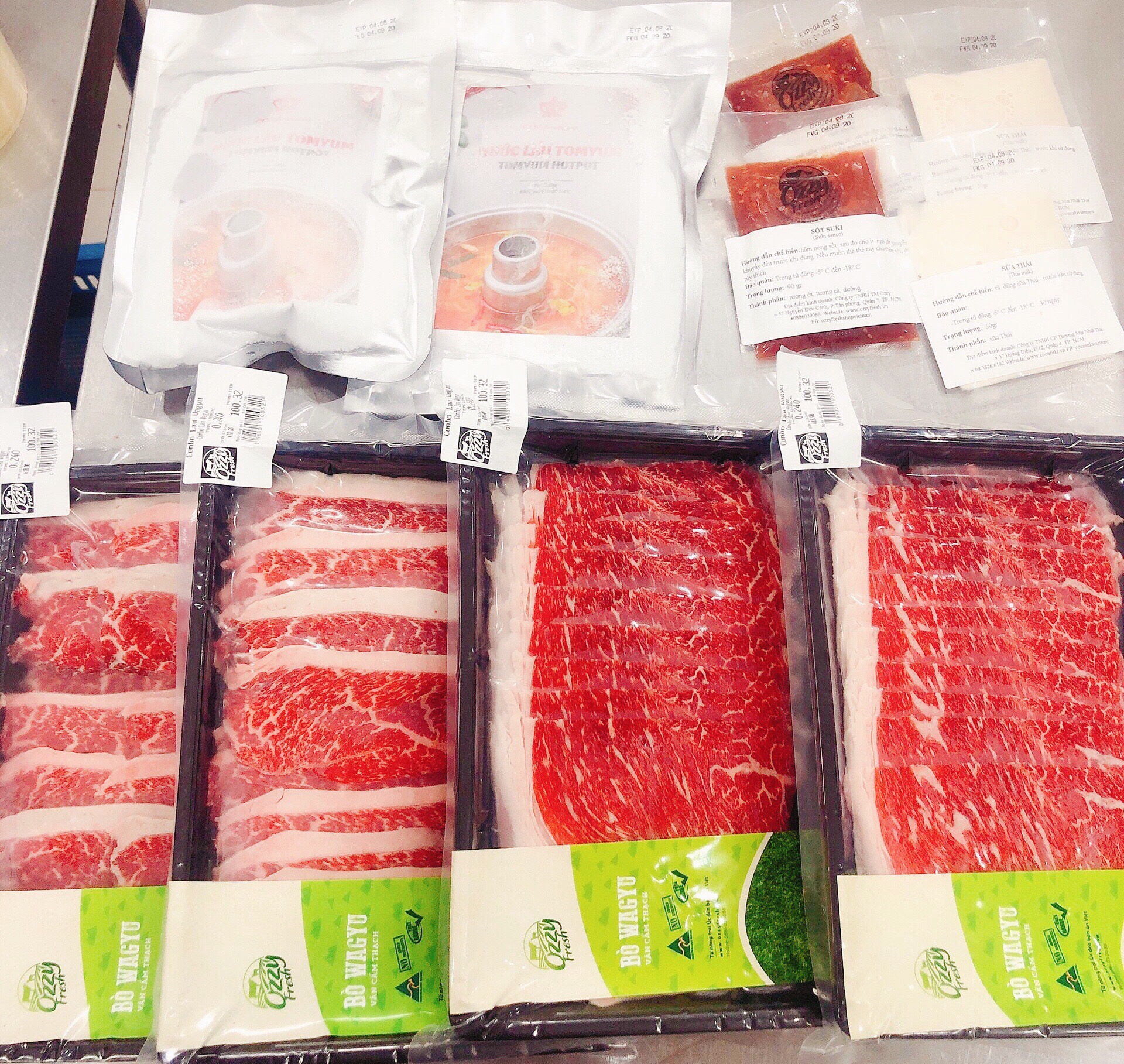 [Chỉ Giao HCM] - Combo Lẩu Bò Wagyu - 900g