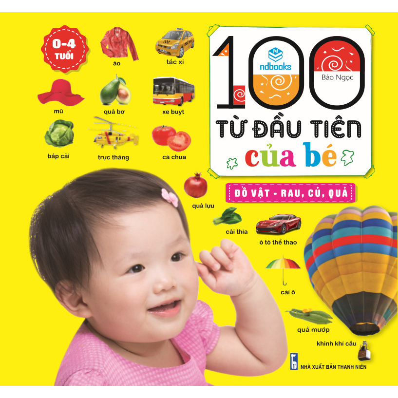 Sách 100 từ đầu tiên của bé (bìa mềm)