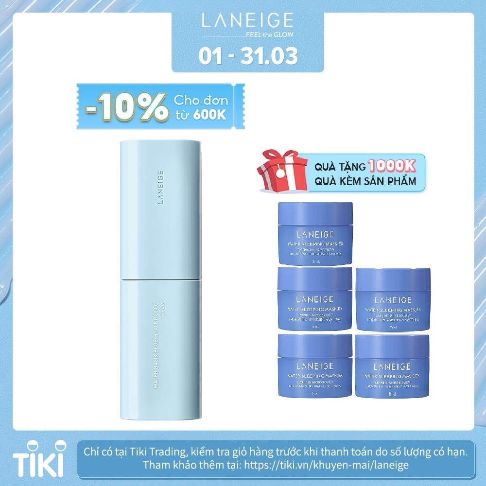 Tinh Chất Dưỡng Ẩm Laneige Water Bank Blue HA Serum 50 ml