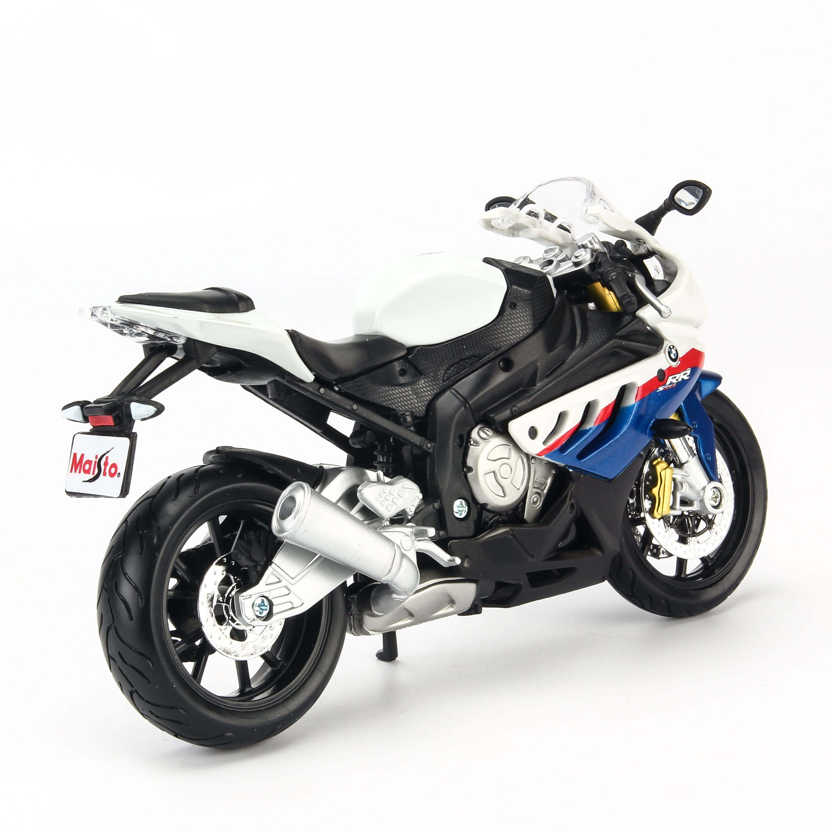 Mô Hình Xe Bmw S1000RR White 1:12 Maisto MH-31101-2