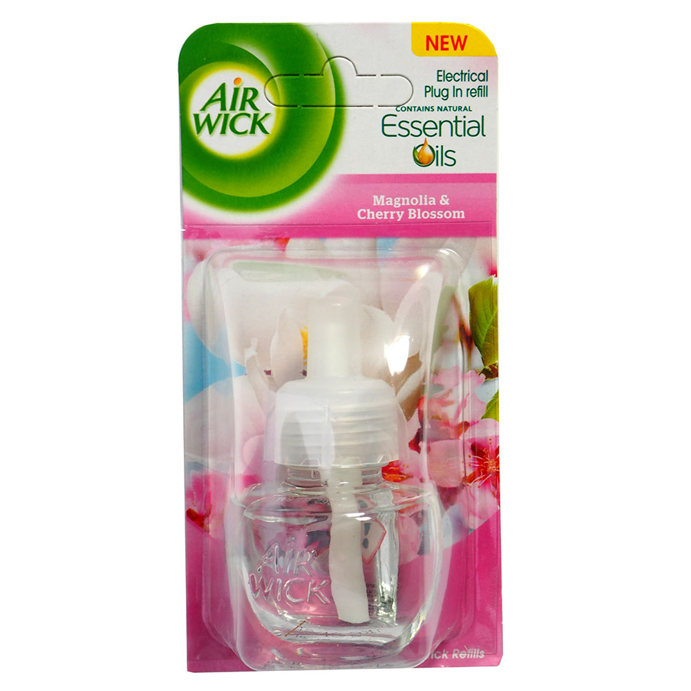 Lọ tinh dầu thiên nhiên Air Wick Magnolia &amp; Cherry Blossom 19ml QT003274 - hoa mộc lan