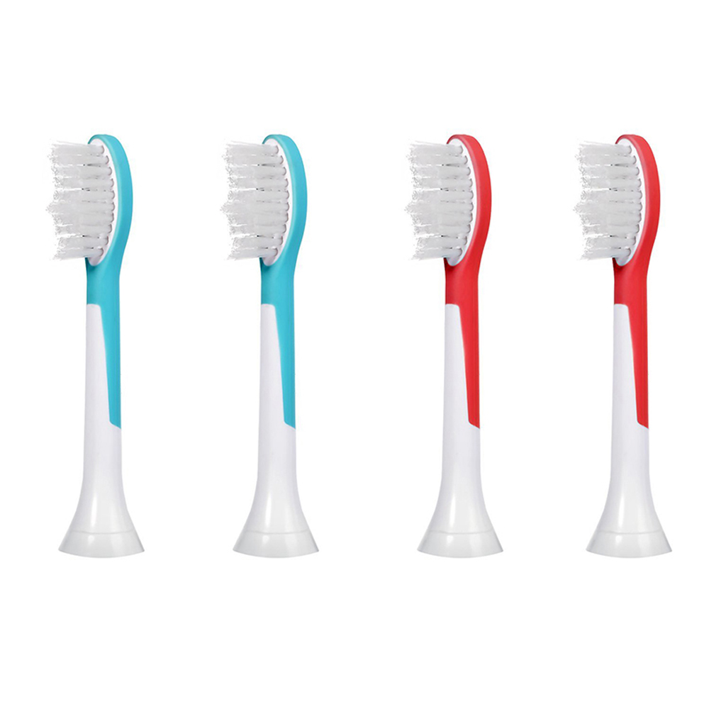 cho máy Philips Sonicare HX3, HX6, HX7, HX8, HX9, R, FlexCare +, FlexCare, HealthyWhite, HydroClean, EasyClean, DiamondClean, Bộ 4 đầu bàn chải đánh răng điện HX-6044