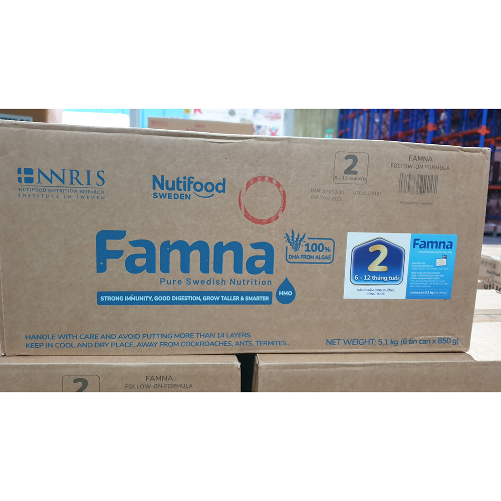 Sữa Bột FAMNA 2 Lon 850g