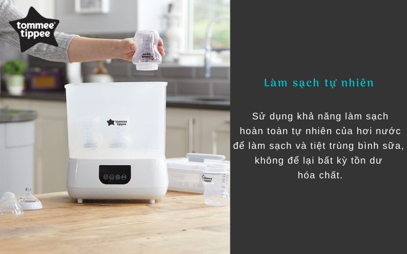 Máy tiệt trùng hơi nước và sấy khô Tommee Tippee Steri-Dry