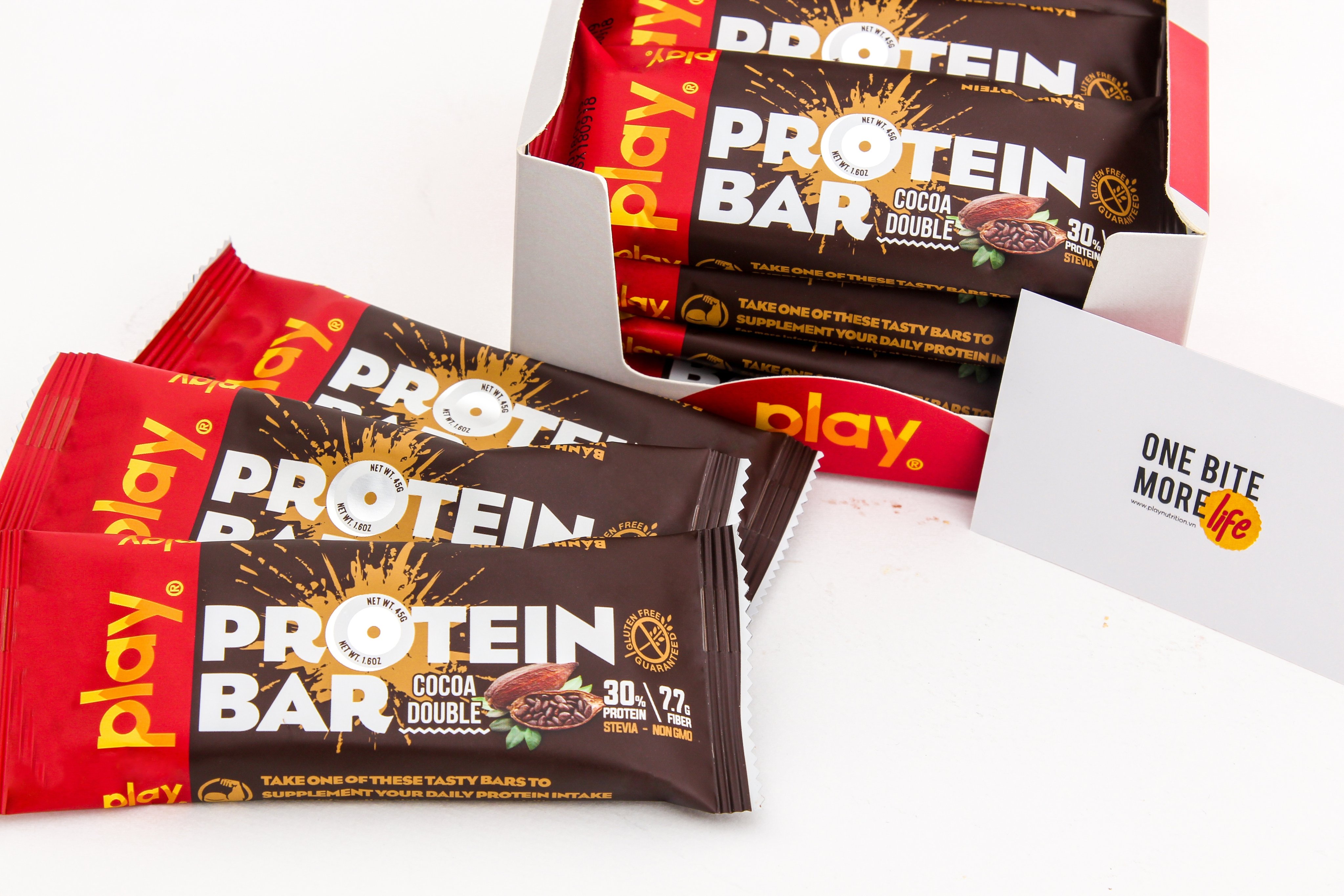 Hộp 12 Thanh Protein PLAY Vị Cacao 