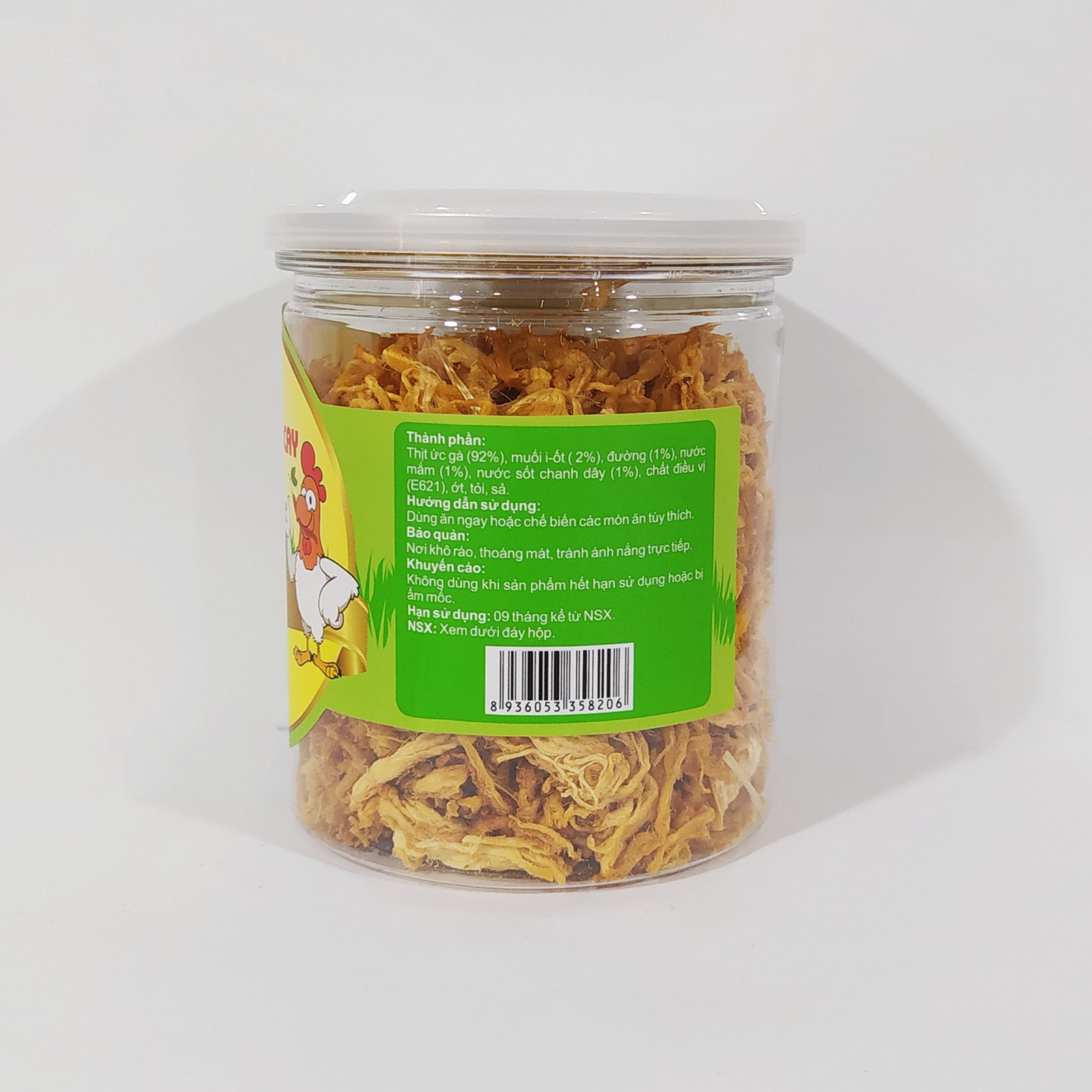 Combo 1 hũ chà bông heo TNP 250g và 1 hũ gà sấy chua cay TNP 100g