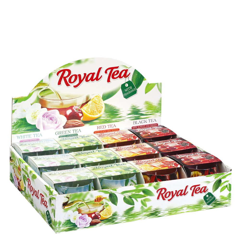 Ly nến thơm tinh dầu Bartek Royal Tea 100g QT025833 - trà hoàng gia (giao mẫu ngẫu nhiên)