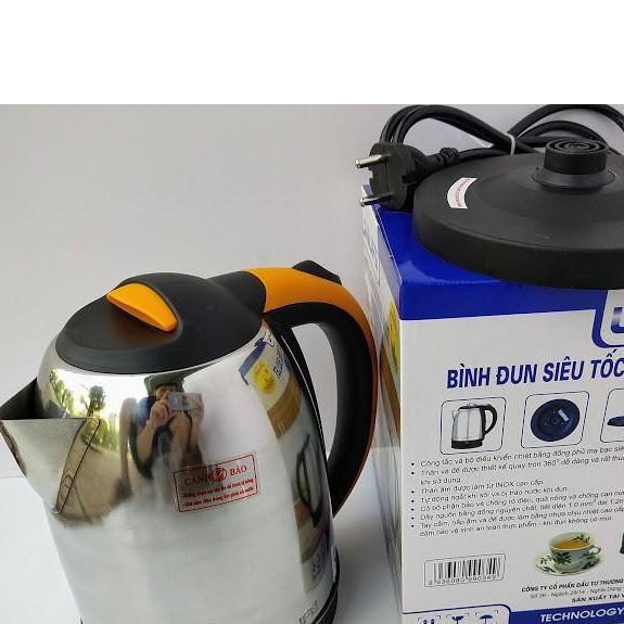 Bình đun siêu tốc Inox