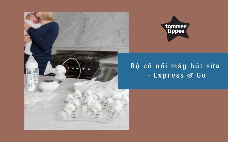 Bộ cổ nối máy hút sữa Tommee Tippee - Express &amp; Go