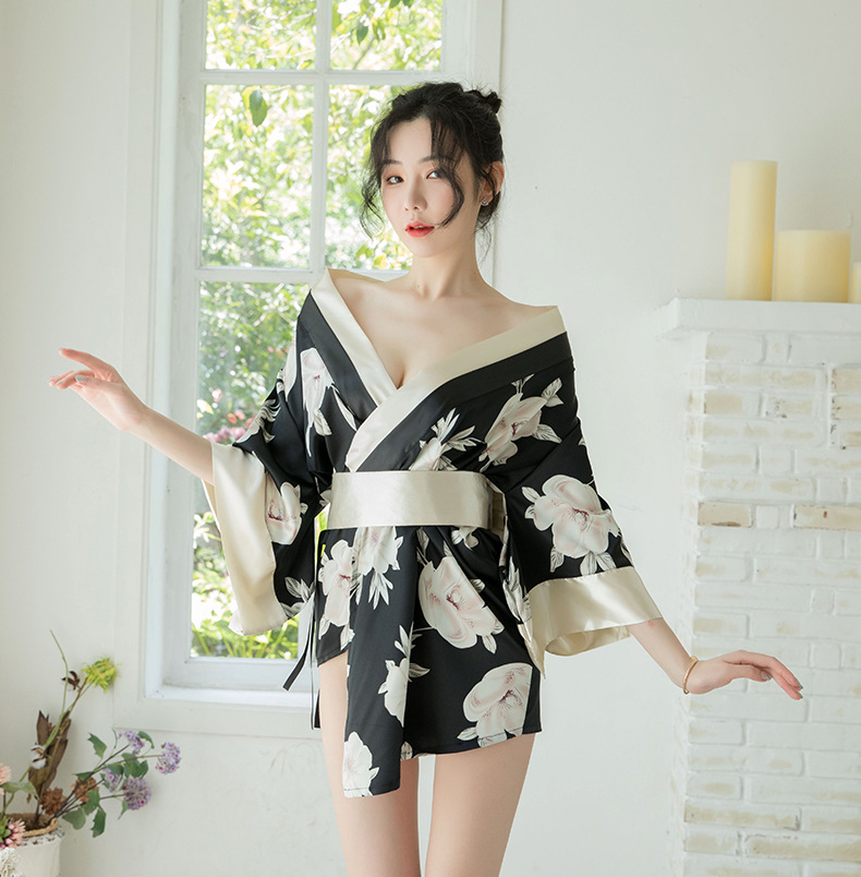 No.18 A046 phong cách nhật bản kimono Bộ đồ ngủ sexy kích thích gợi tình/ Trang phục hóa trang/ Gợi Cảm Cosplay BCS21