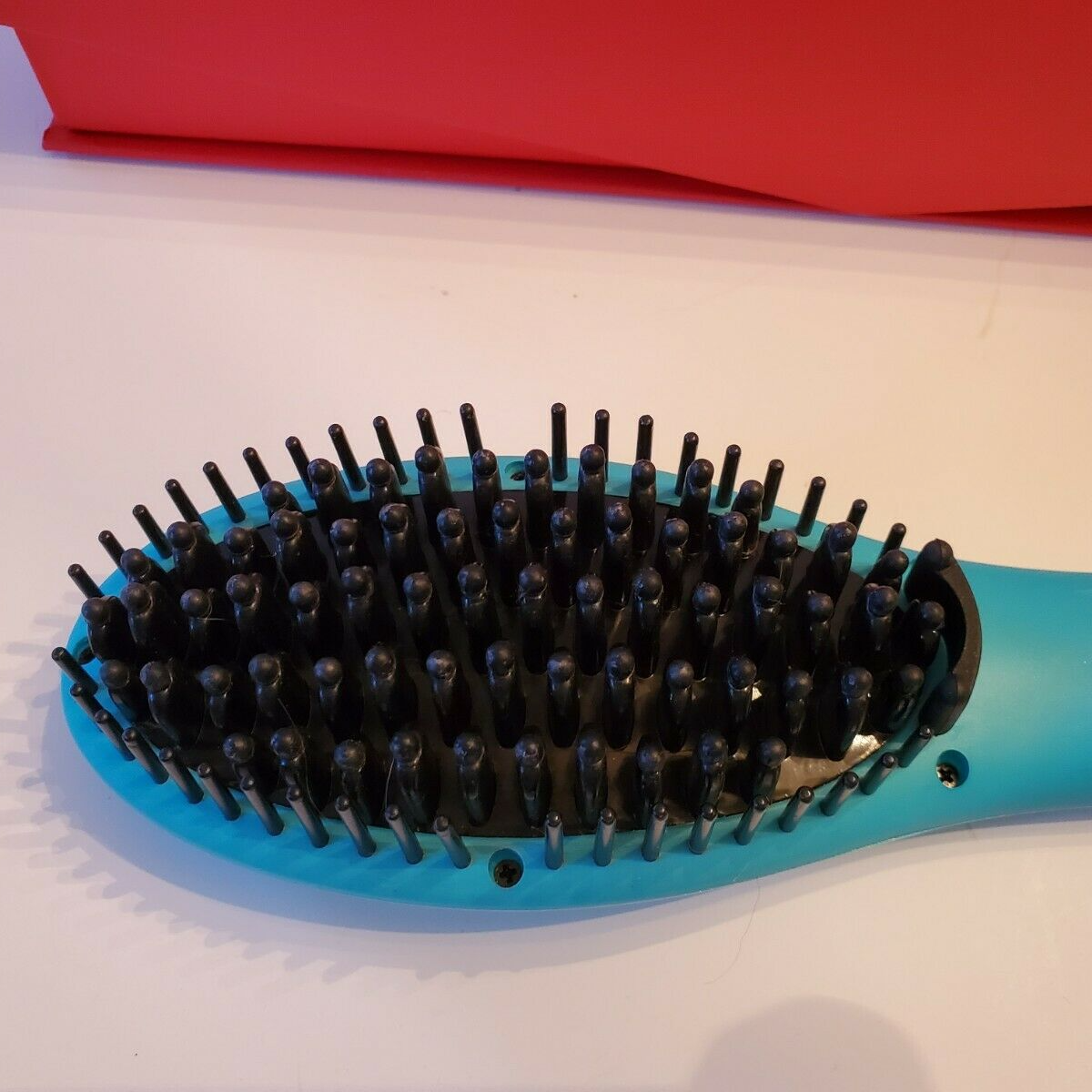 Lược Điện Tạo Kiểu Tóc PYT Thermal Styling Brush - Màu Xanh - Có Thể Duỗi Và Làm Phồng Chân Tóc Với Công Nghệ Ion Âm Và Nhiệt Hồng Ngoại Xa