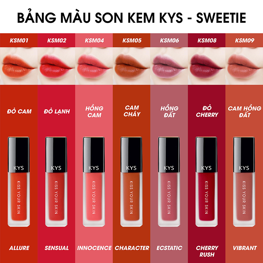 Son Chocolate Matte Lipstick KYS – CHARACTER CAM CHÁY