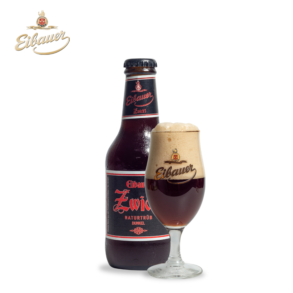 [BIA ĐỨC NHẬP KHẨU] Thùng 20 Chai Bia Thầy Tu EIBAUER ZWICK'L NATURTRÜB DUNKEL  6.7% 250ml - Hương Vị Độc Tôn Caramel Rang Cháy - Bia Đức Nhập Khẩu Chính Hãng