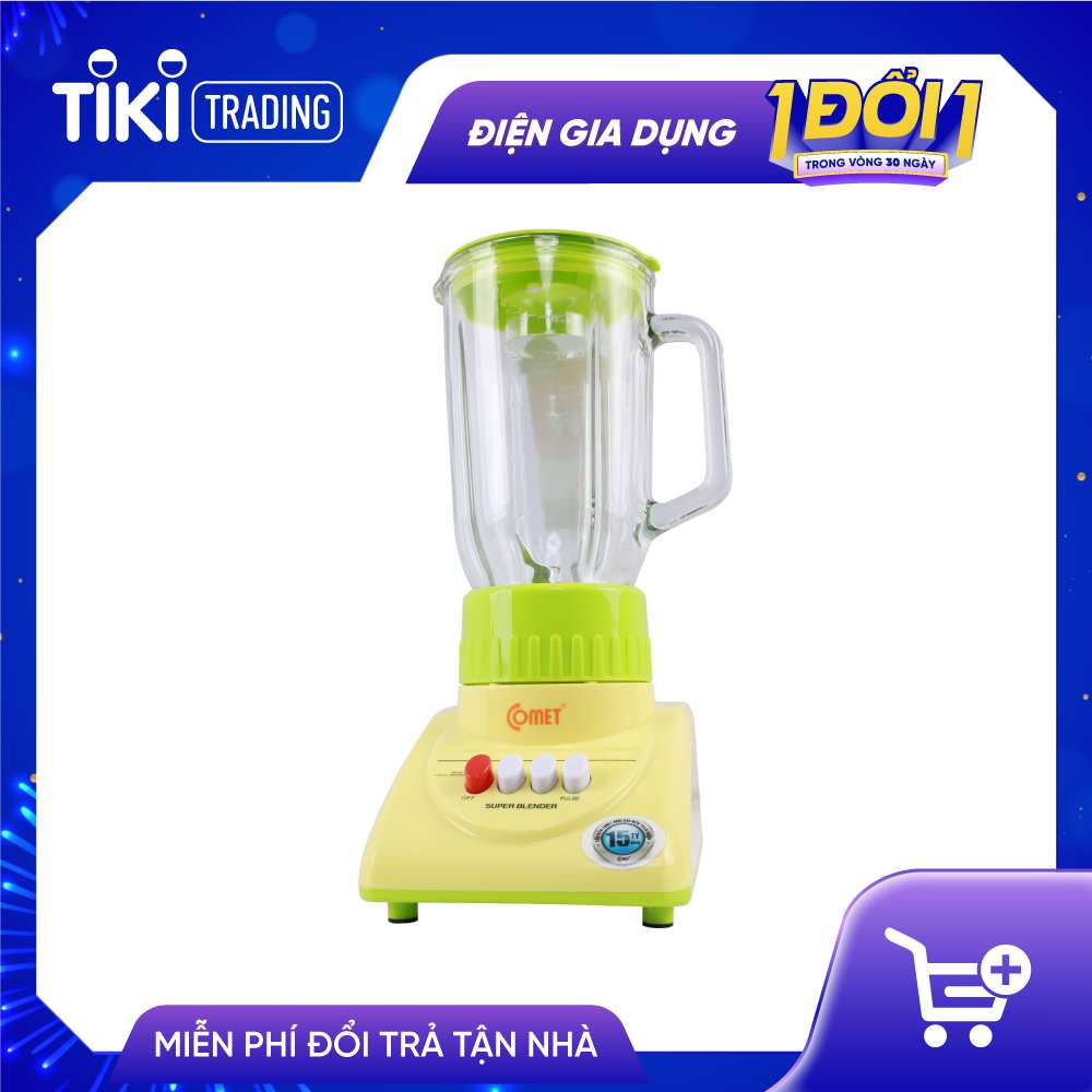 Máy Xay Sinh Tố Thủy Tinh COMET CM9986 - Hàng chính hãng