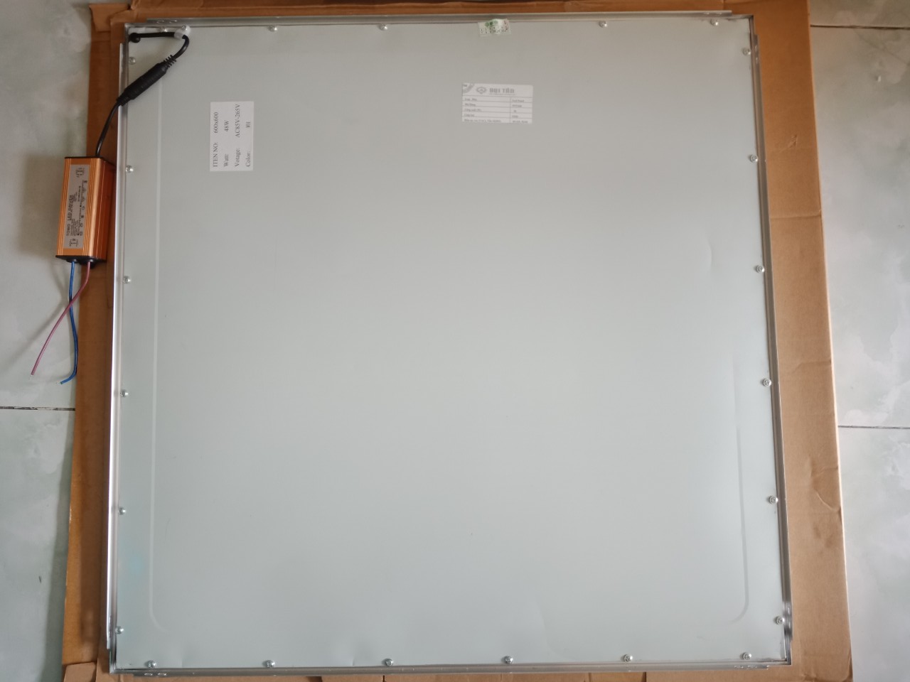 Đèn led panel hộp 600x600 48w