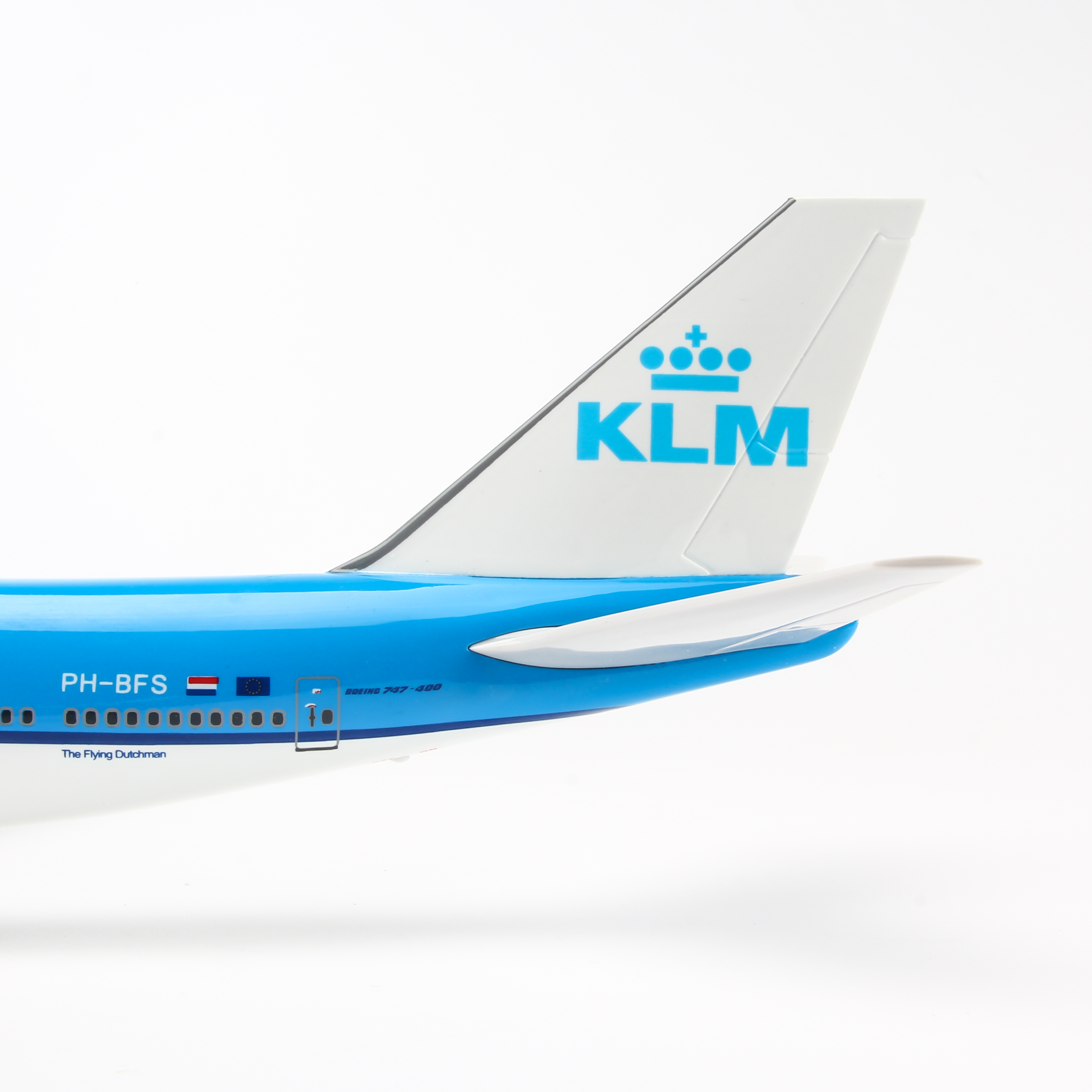 MÔ HÌNH MÁY BAY B747 KLM 47CM EVERFLY (LED)