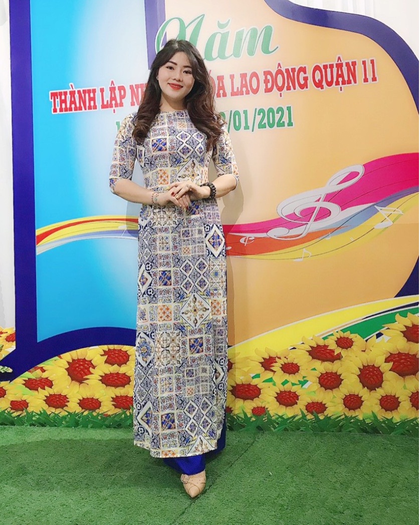 BỘ ÁO DÀI CÔ BA SÀI GÒN HÀNG THIẾT KẾ KÈM QUẦN- NT2057