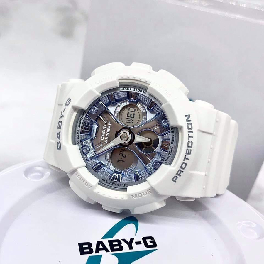 Đồng hồ nữ dây nhựa Casio Baby-G chính hãng BA-130-7A2DR (43mm)