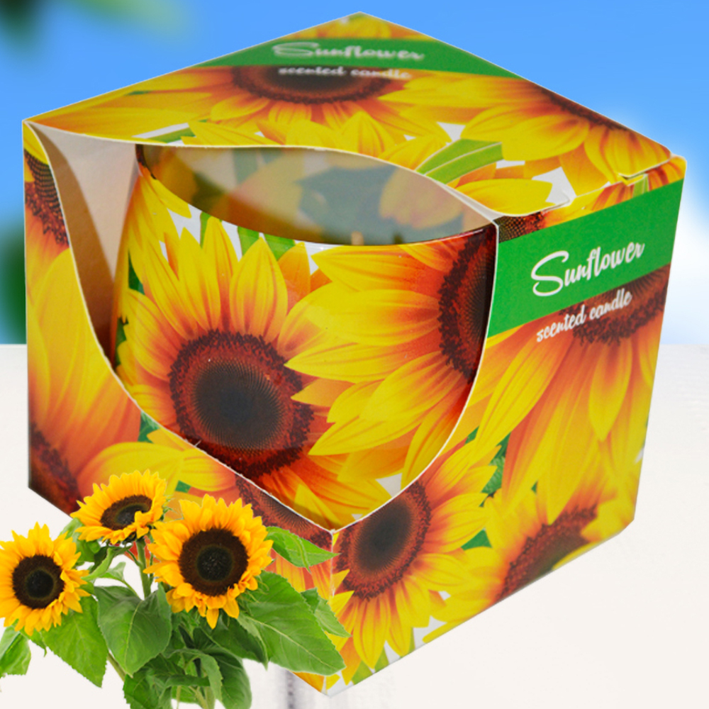 Ly nến thơm tinh dầu Admit Sunflower 100g QT026987 - hoa hướng dương