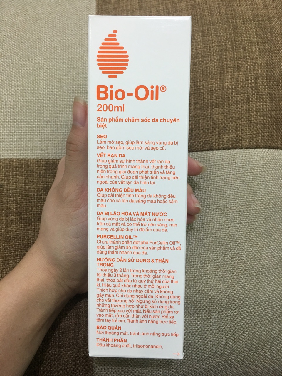 Tinh Dầu Hỗ Trợ Ngăn Ngừa Rạn Da Bio Oil 200ml ( Hàng nhập khẩu )