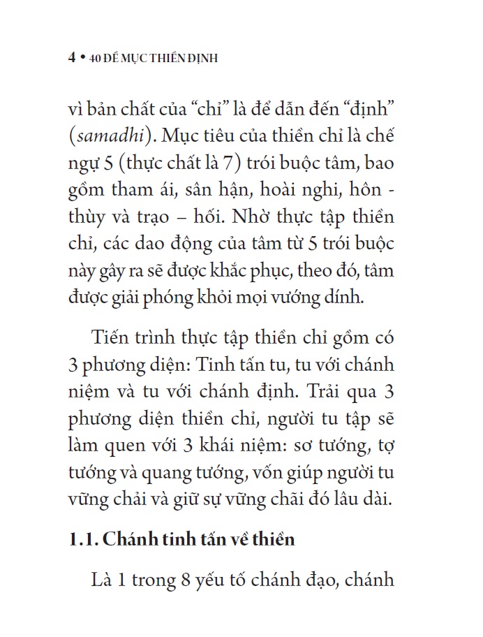 Combo 40 Đề Mục Thiền Định + Thiền Chỉ Thiền Quán Và Lợi Ích Của Thiền