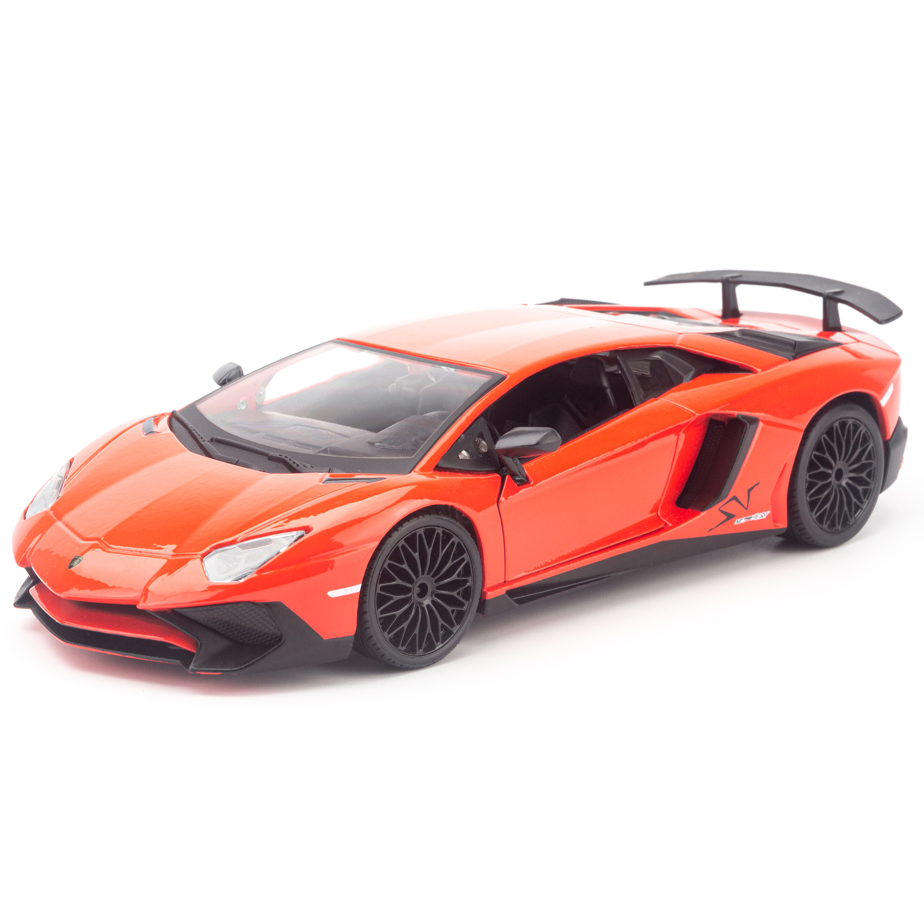 Mô hình xe LAMBORGHINI AVENTADOR LP750-4 SV RED 1:24 BBURAGO - MH18-21079