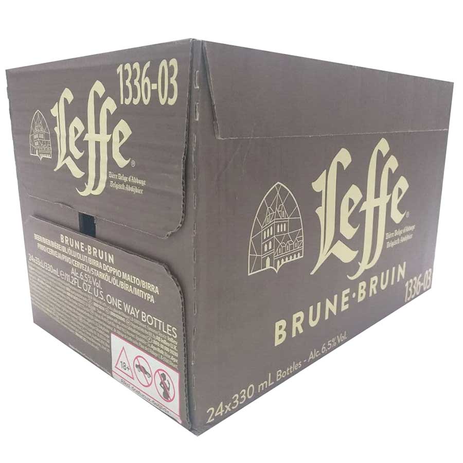 Bia Leffe Brune Nâu 330ml Thùng 24 Chai