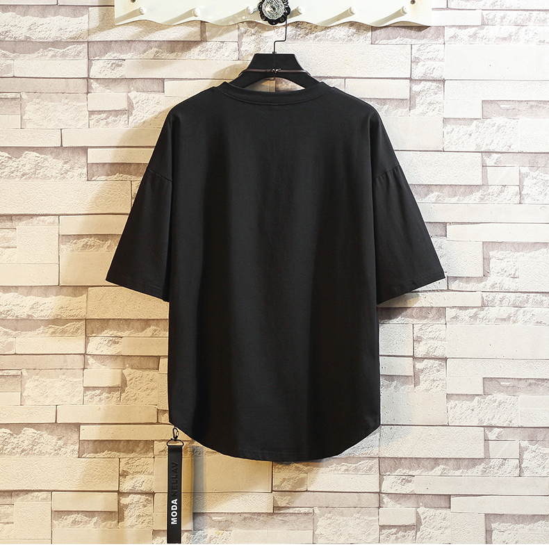 Áo thun tay lỡ - áo thun zipper cotton lai bầu kiểu basic