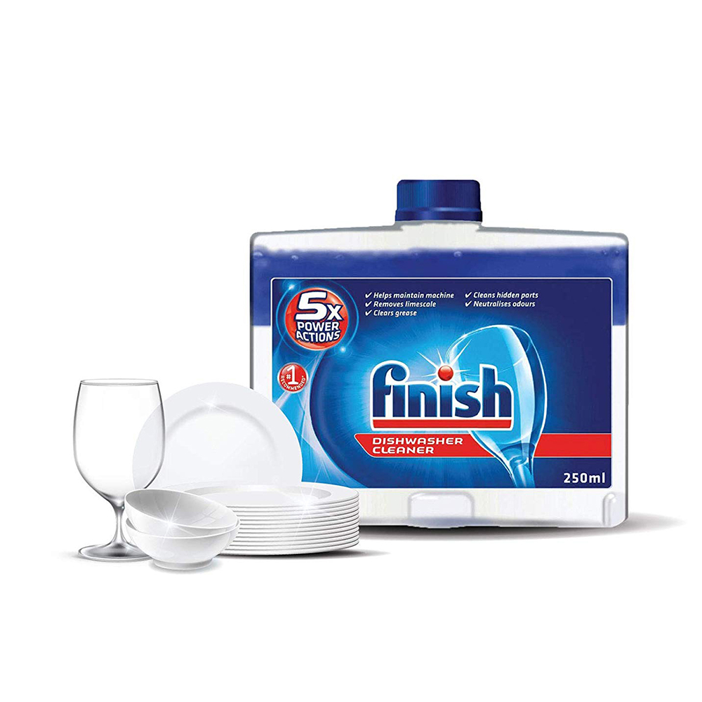 Dung dịch tẩy rửa máy rửa chén Finish Dishwasher Cleaner 2x250ml QT04440